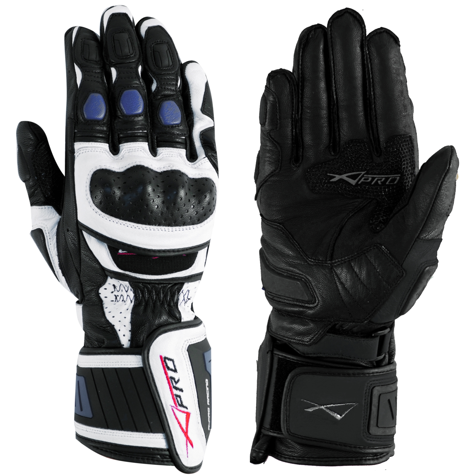 Protective Racing Cruiser Motorcycle Motorbike Quality Gloves A-PRO All