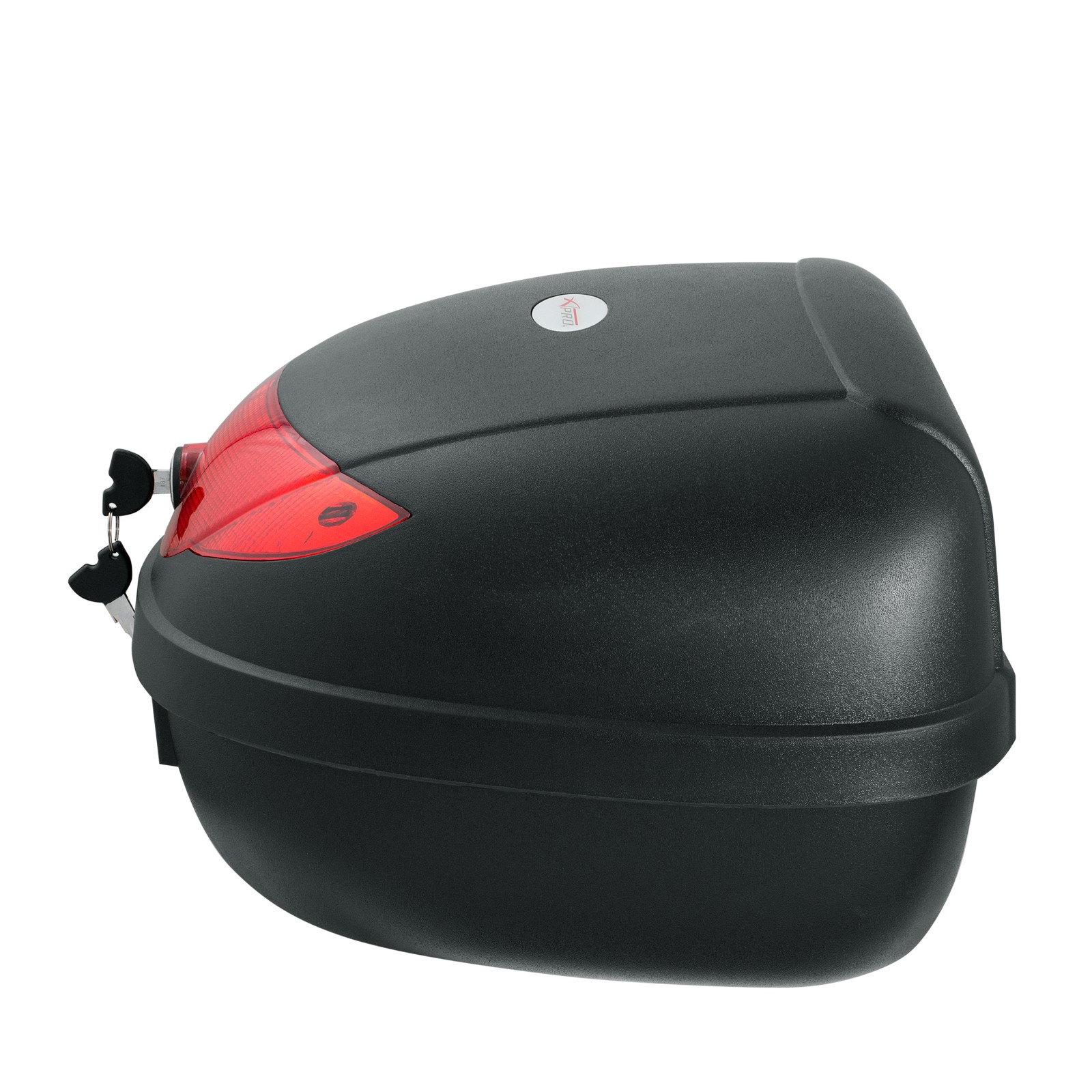 Abbigliamento Moto e Accessori - Bauletto Moto 28 Litri Scooter Valigia  Rigida Universale Completo Piastra Nero