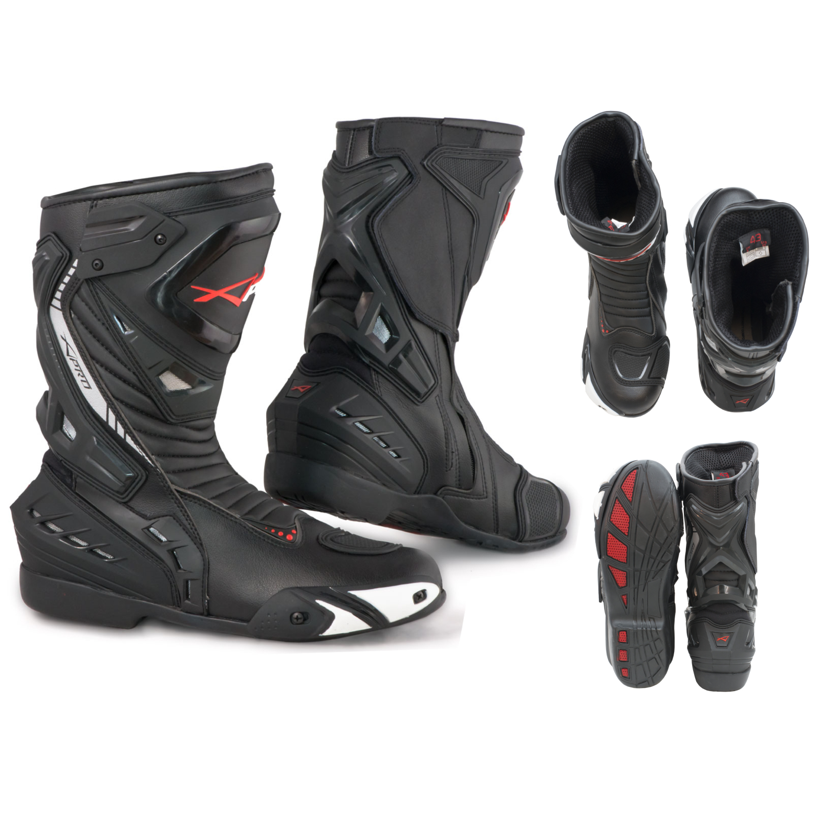 velcro motorcycle boots