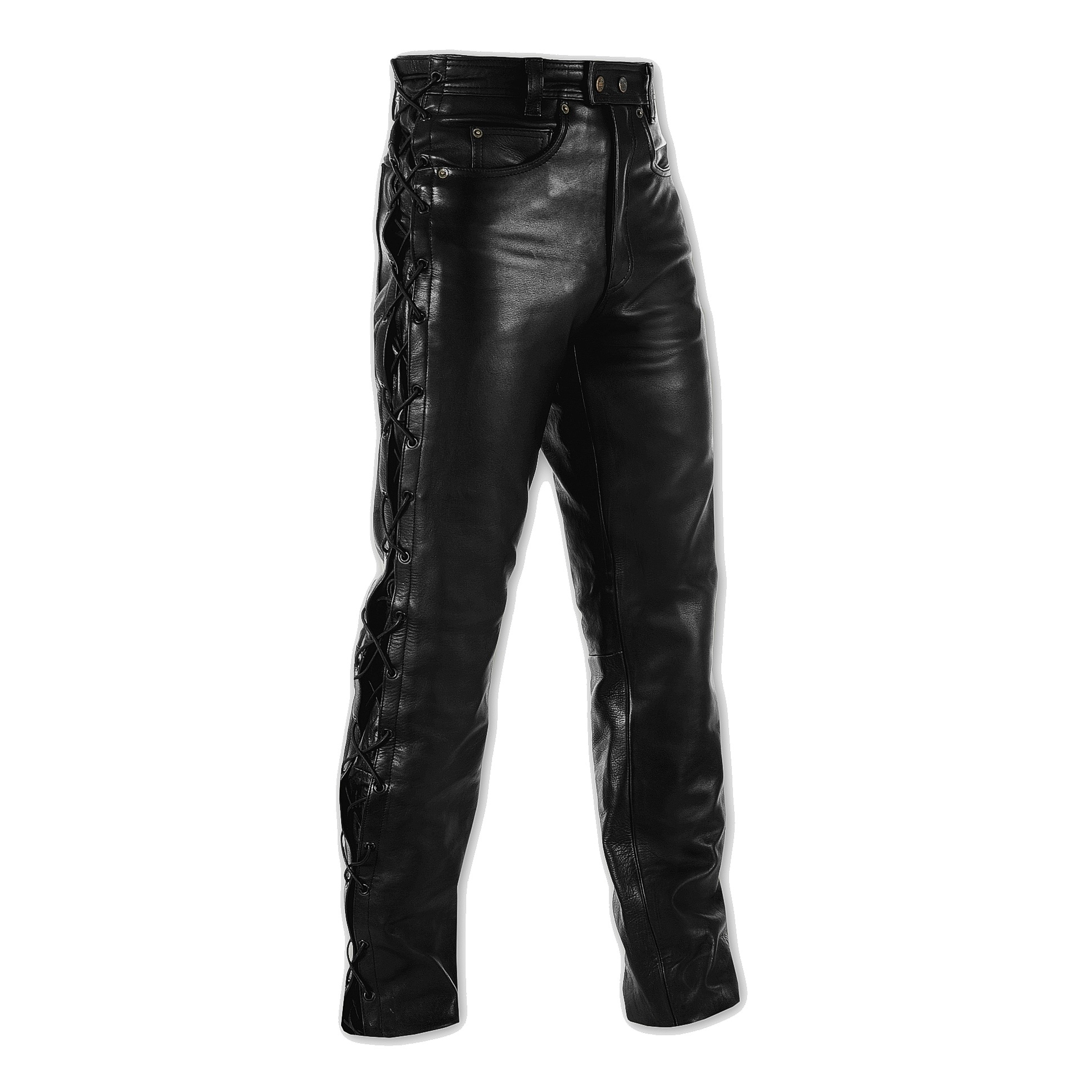 leather biker jeans mens